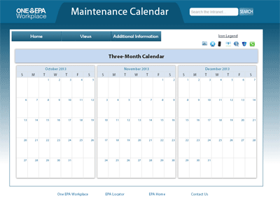 OTOP Maintenance Calendar