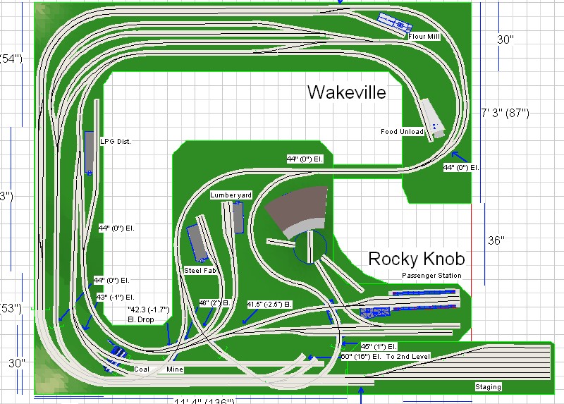 HO Scale Model Train Layouts Plans